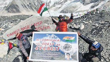 SVN Suresh Babu, Visakhapatnam-Based Mountaineer Creates History, Climbs Mount Everest Base Camp in 4 Days